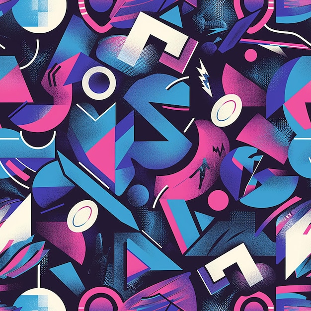 a colorful background with the letters f and t in the middle