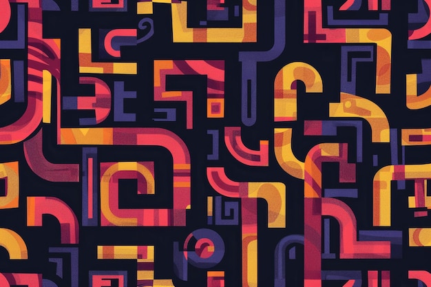 a colorful background with the letters  z  on it