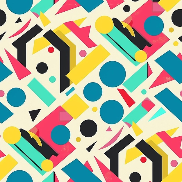 a colorful background with a number of letters and numbers