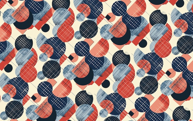 Photo a colorful background with a pattern of circles and dots