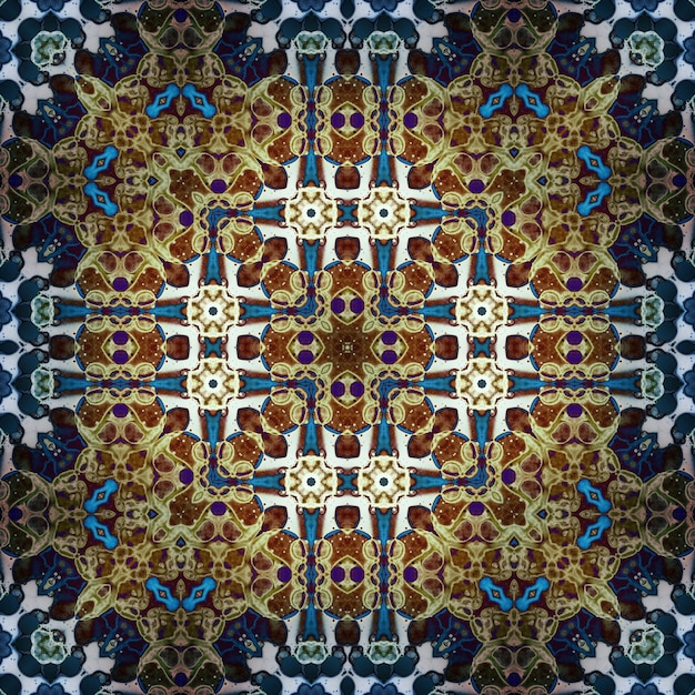 a colorful background with a pattern of a flower