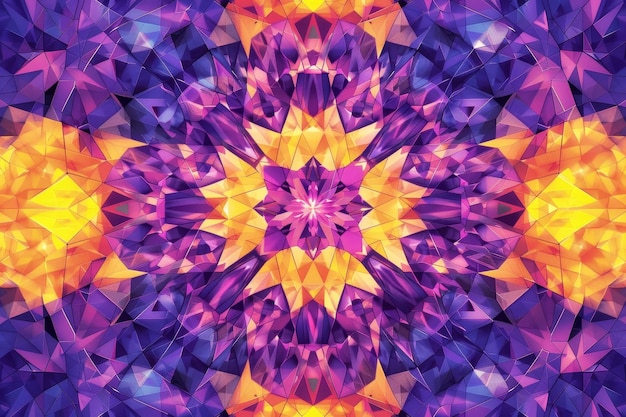 a colorful background with a pattern of the star shaped flowers