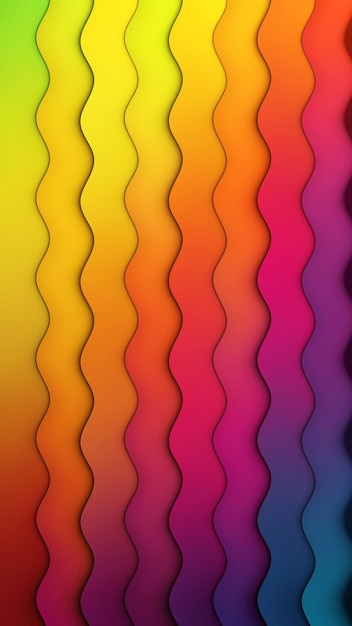 A colorful background with a pattern of wavy lines.