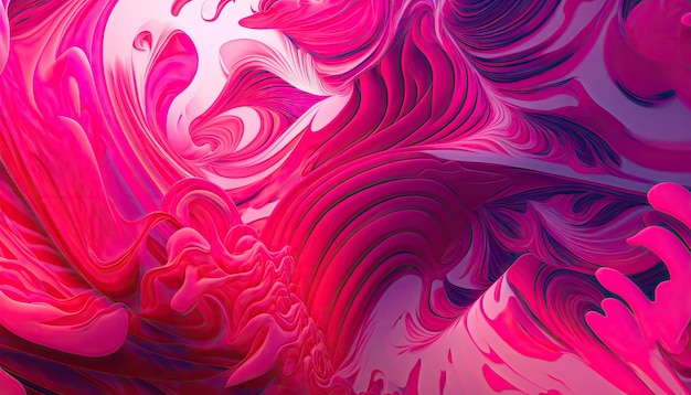 A colorful background with a pink and blue swirls.