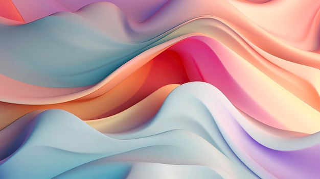 A colorful background with a pink and blue swirls.