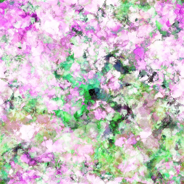 A colorful background with a pink flower pattern.