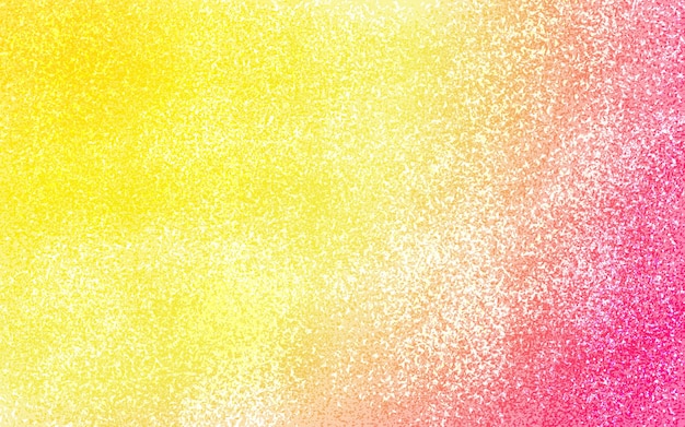 A colorful background with a pink and yellow glitter texture.