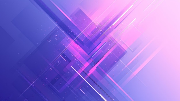 A colorful background with purple and blue squares and lines