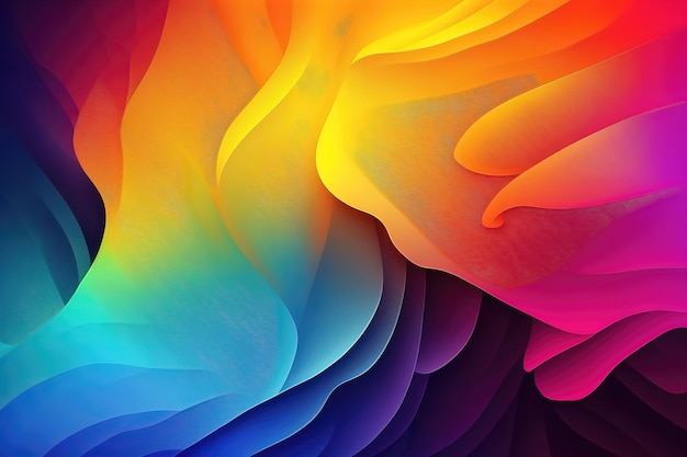 Colorful background with a rainbow background