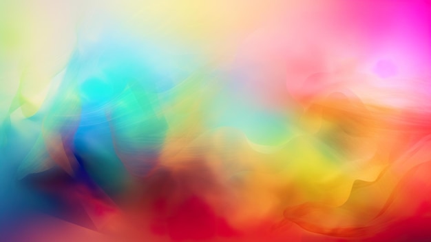 Colorful background with a rainbow in the middle