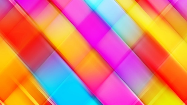 A colorful background with a rainbow pattern.