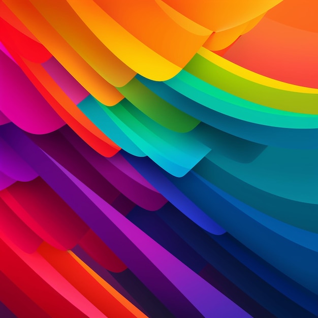 Colorful background with a rainbow pattern