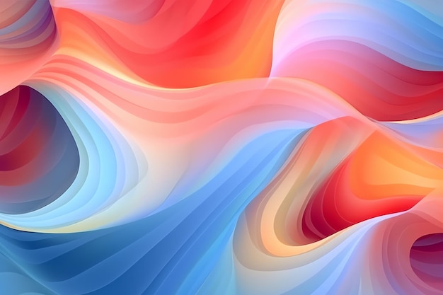 A colorful background with a red and blue swirls