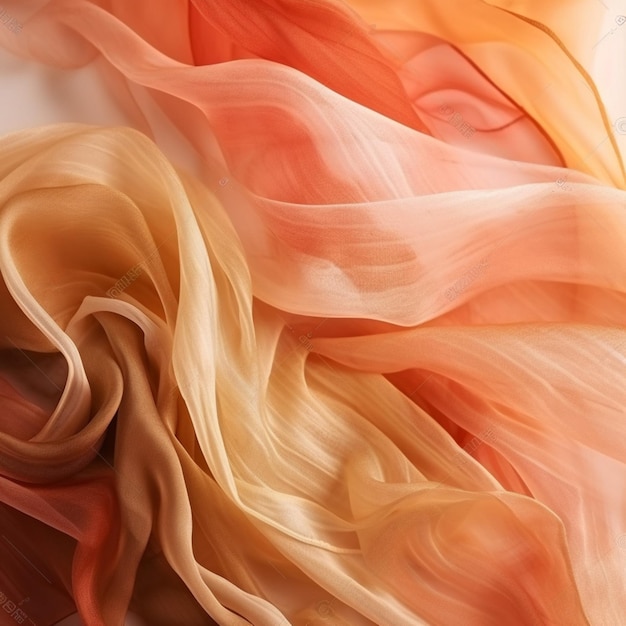 A colorful background with a red and orange fabric