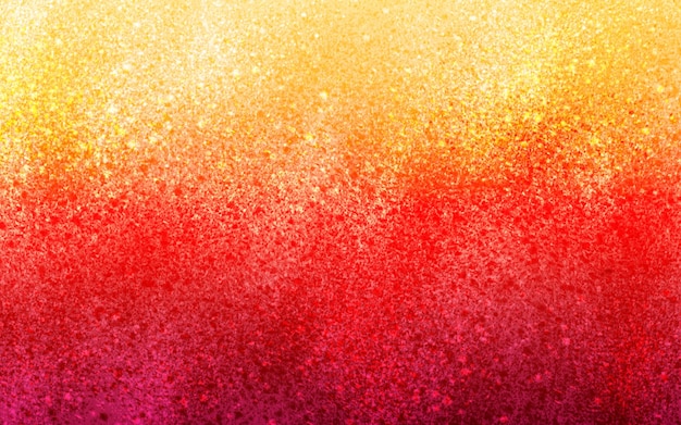 A colorful background with a red and orange glitter texture.