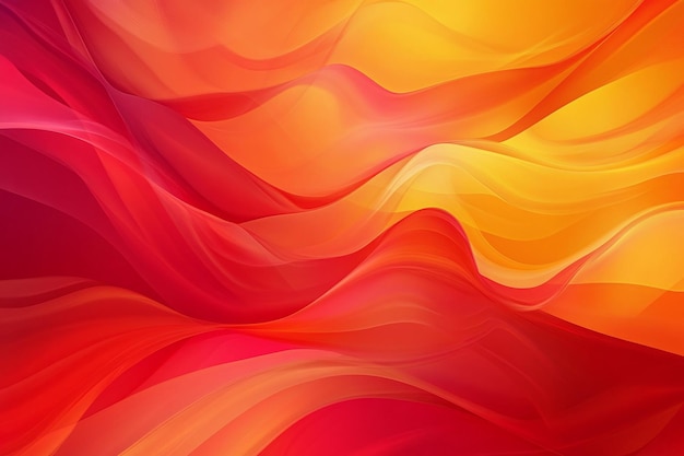 a colorful background with a red and orange wave