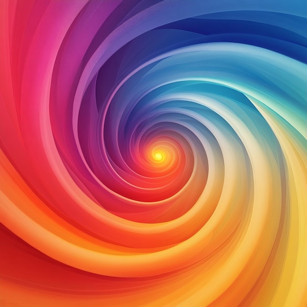 Photo a colorful background with a spiral design that says  the center