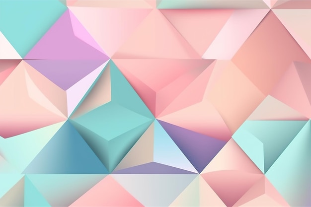 A colorful background with a triangle pattern