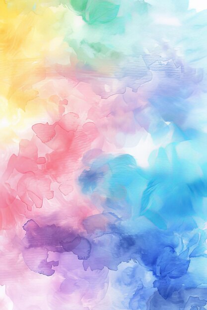 Photo colorful background with watercolors