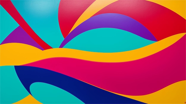 A colorful background with a wave pattern and the word " wave " on the bottom.