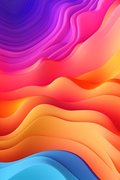 Colorful background with a wave pattern.