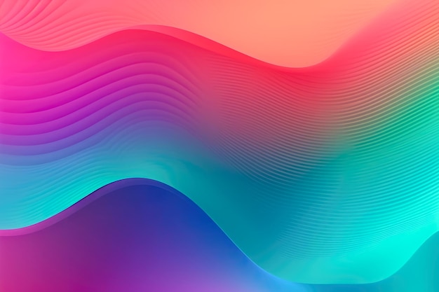 A colorful background with a wavy line in the middle.