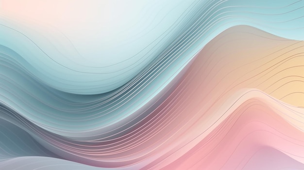 Colorful background with a wavy pattern pastel color