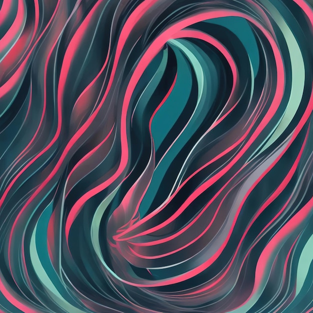 A colorful background with a wavy pattern in red green and blue