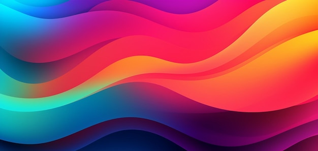 Colorful background with a wavy pattern