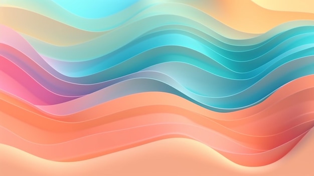 Colorful background with a wavy pattern.