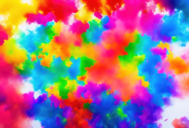 A colorful background with the word holi on it