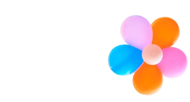 Colorful balloons for the festive season.