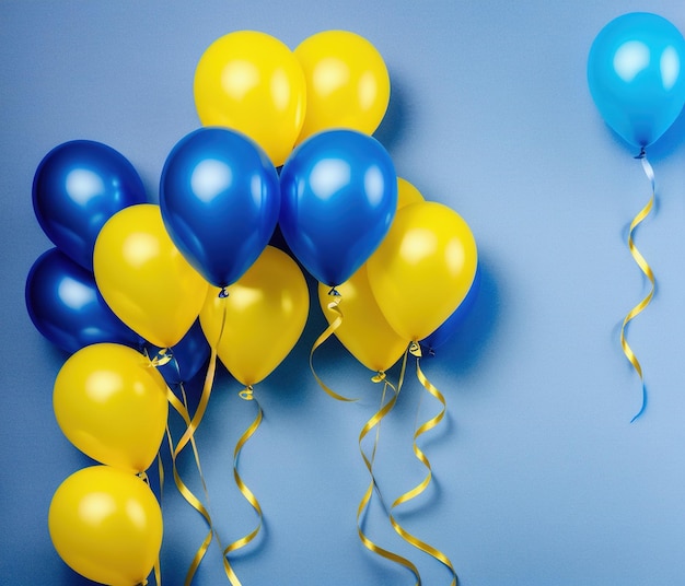 Colorful balloons for party celebration