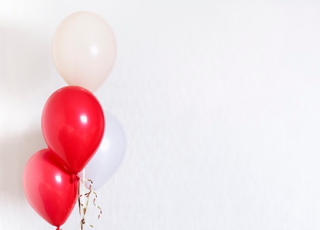 Colorful balloons in studio