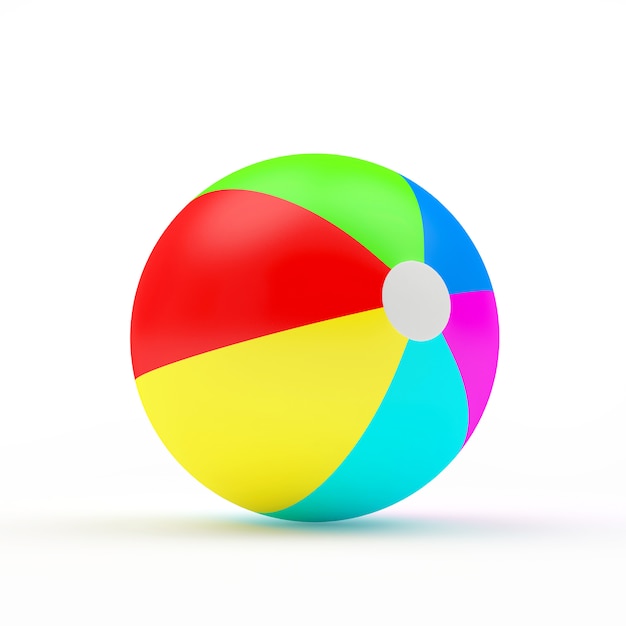 Colorful beach ball