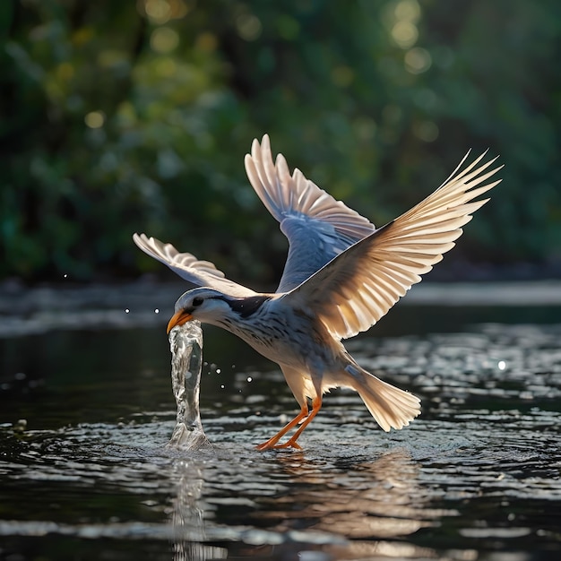 Colorful Bird With Beautiful Nature Ai Generated