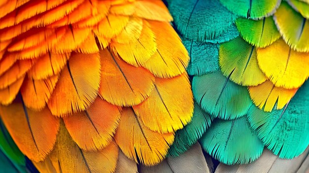 Photo a colorful bird with a colorful tail and the word  rainbow  on it