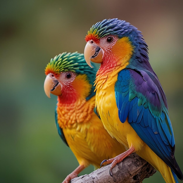 Colorful Birds Image