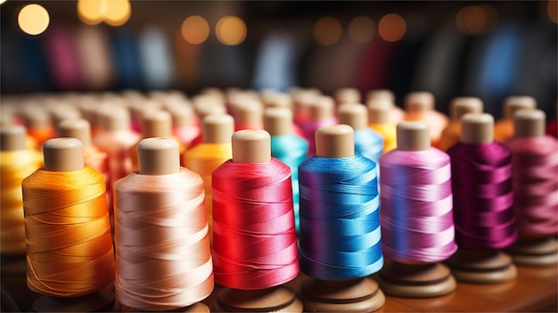 Colorful bottles of nail polish are displayed in a row.