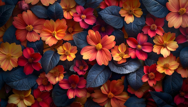 a colorful bouquet of flowers with the word hibiscus on the bottom