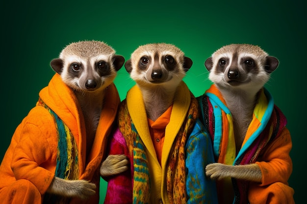 Colorful Boy Band of the Animal Kingdom