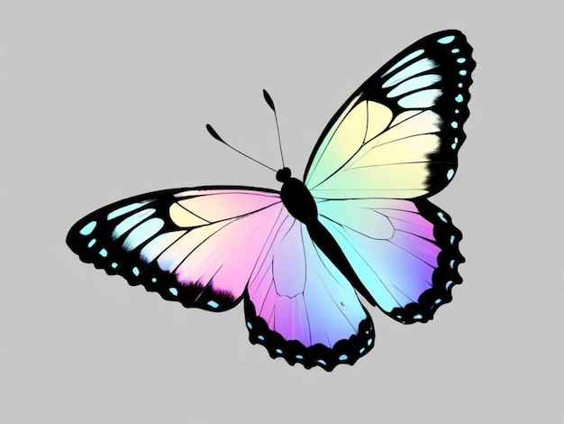 Colorful Butterfly Drawing