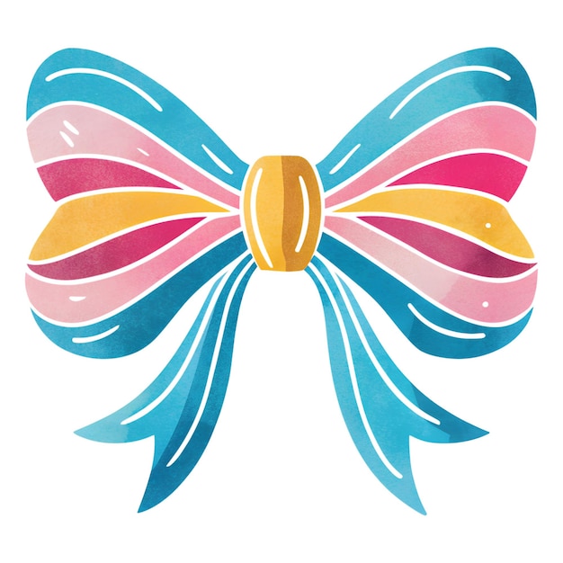 a colorful butterfly with a blue and pink stripes on it