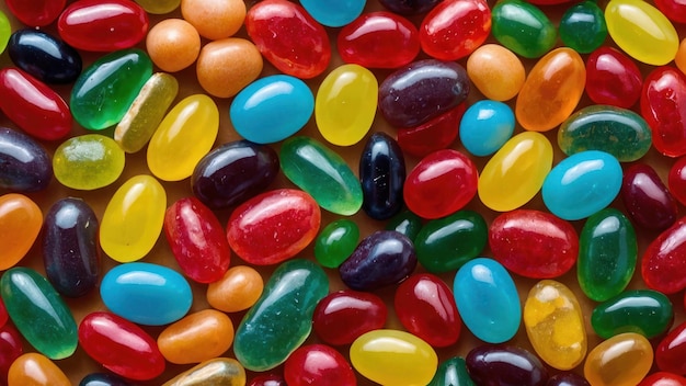 Colorful Candies in Decorative Bowl