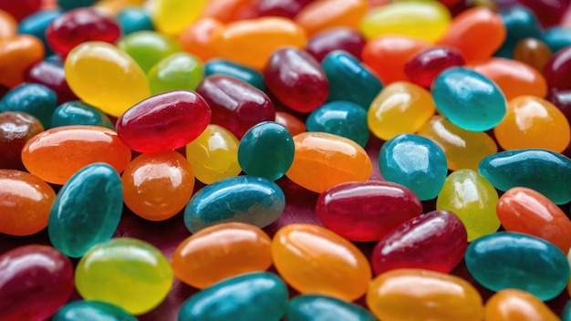 Colorful Candies in Decorative Bowl