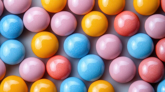 Colorful Candy Coated Chocolate Balls