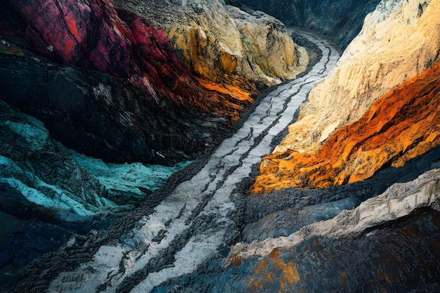 Colorful Canyon Landscape