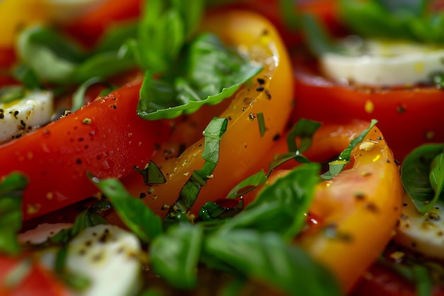 Colorful Caprese Salad