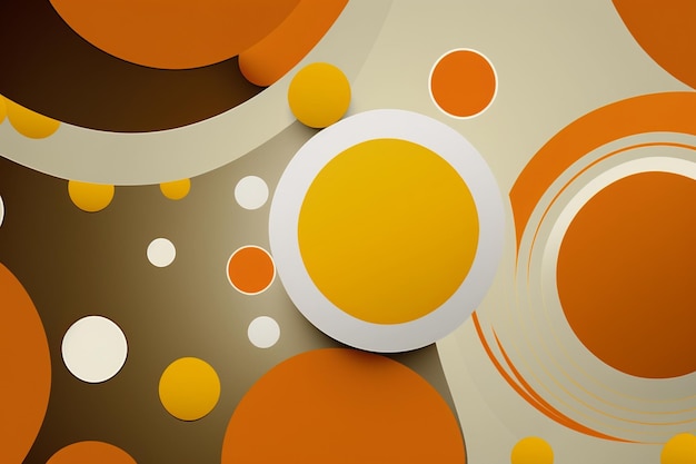 Colorful circles background