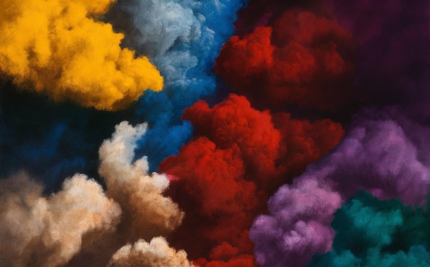 a colorful cloud in the sky is called the rainbow